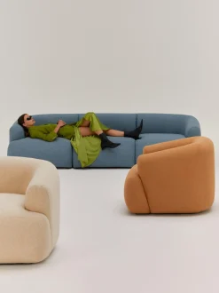 Sofa Modular En Tejido Boucle Sofia (3 Plazas)