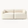 Sofa Modular En Tejido Boucle Sofia (2 Plazas)