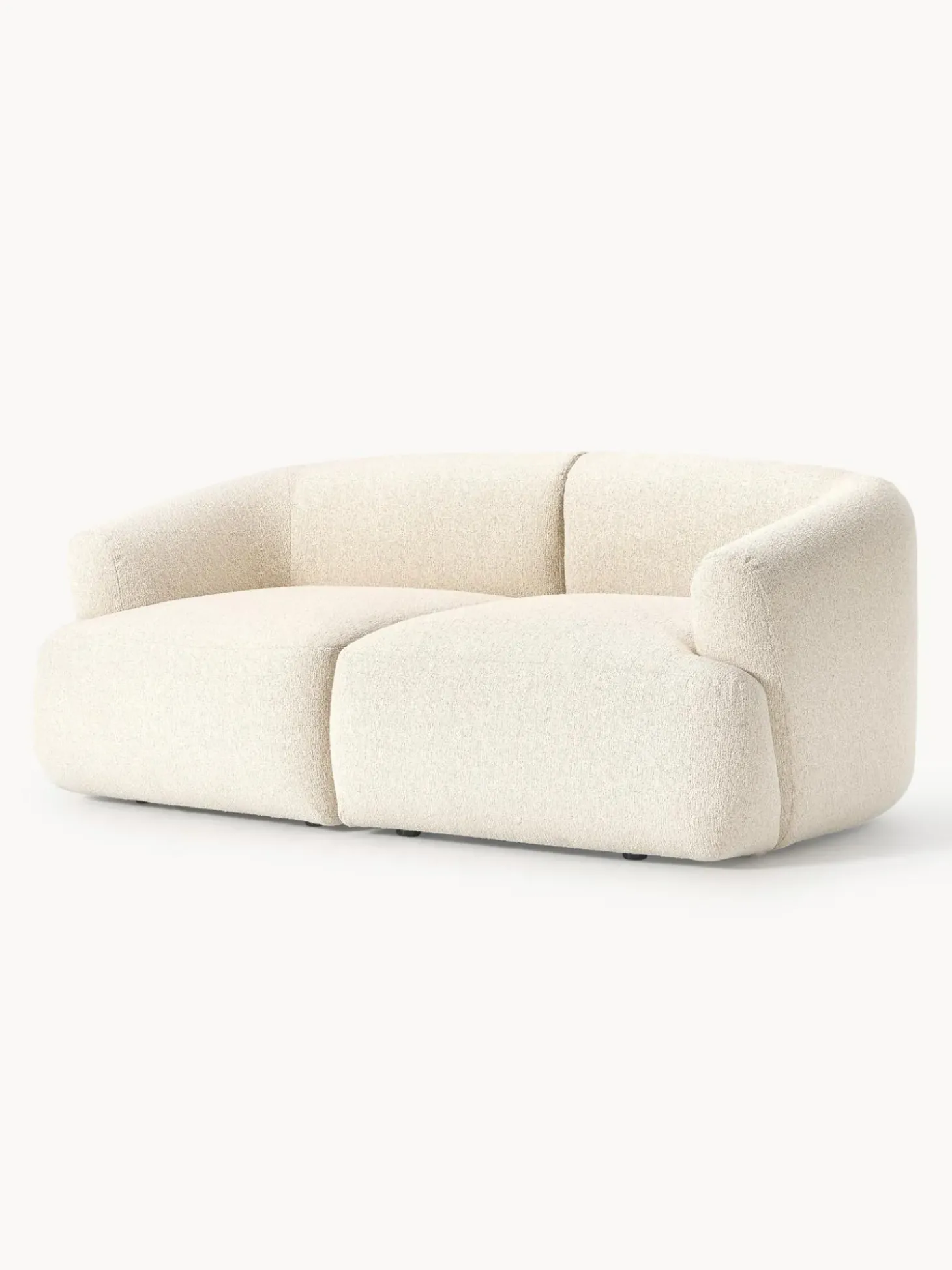 Sofa Modular En Tejido Boucle Sofia (2 Plazas)