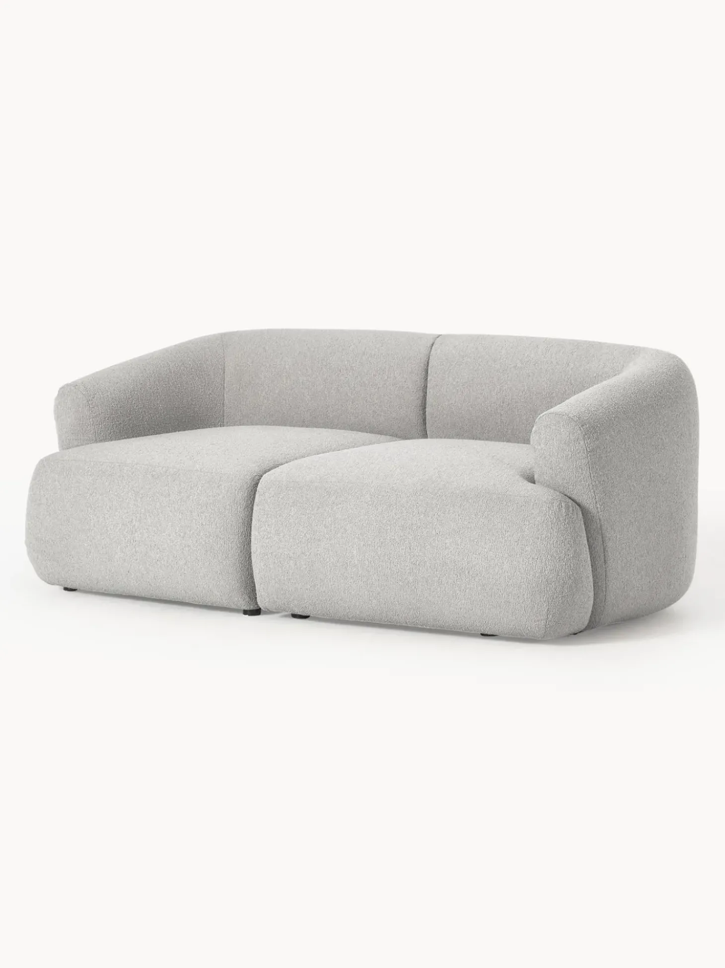 Sofa Modular En Tejido Boucle Sofia (2 Plazas)