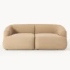 Sofa Modular En Tejido Boucle Sofia (2 Plazas)