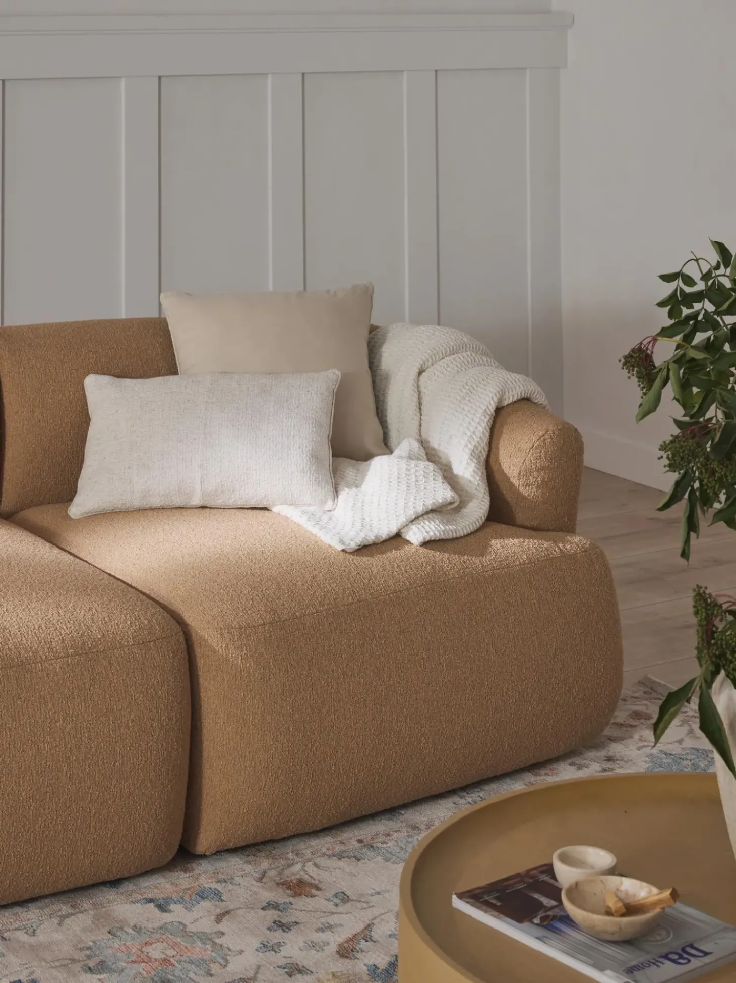 Sofa Modular En Tejido Boucle Sofia (3 Plazas)