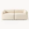 Sofa Modular En Tejido Boucle Sofia (2 Plazas)