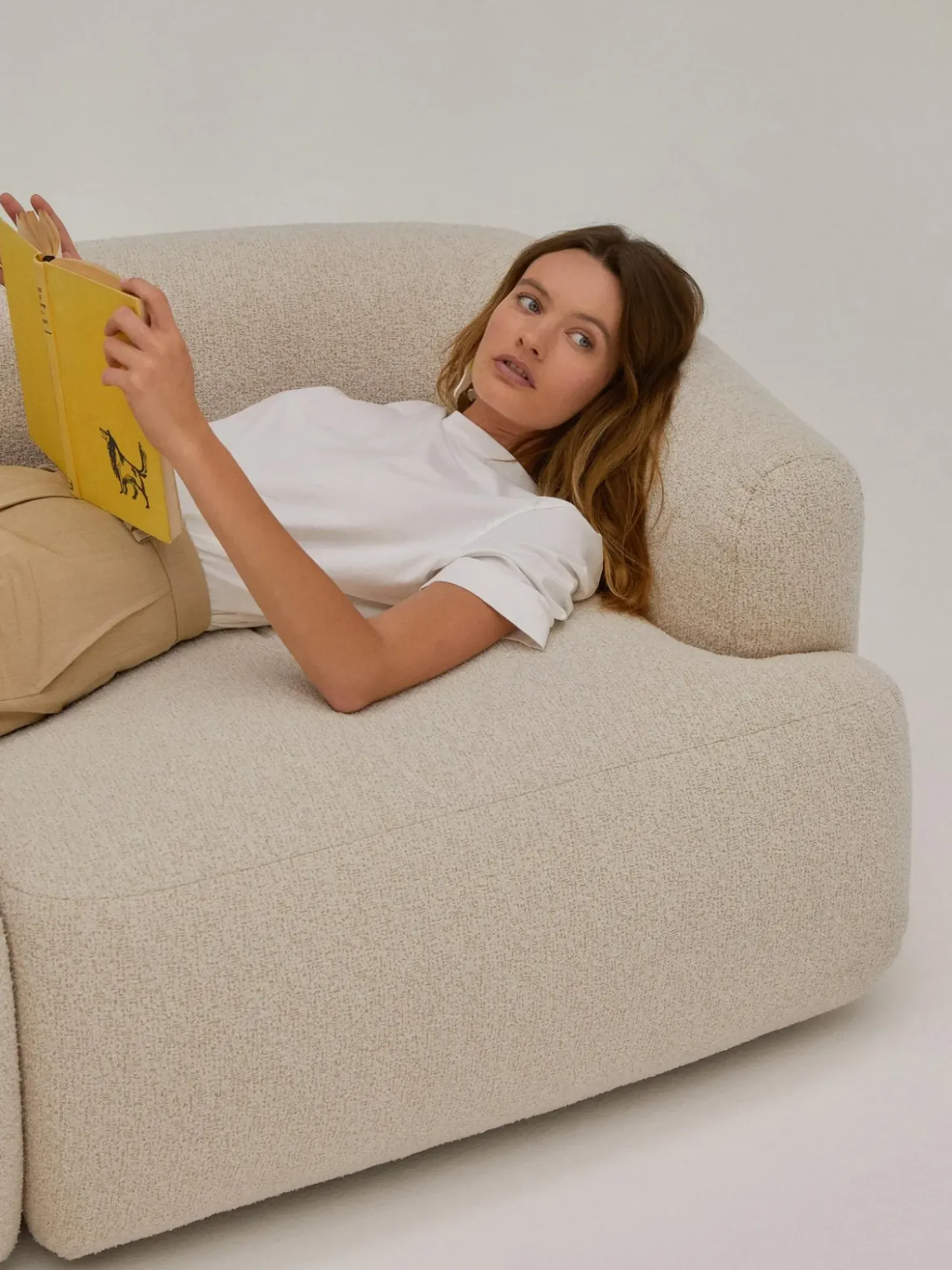 Sofa Modular En Tejido Boucle Sofia (2 Plazas)