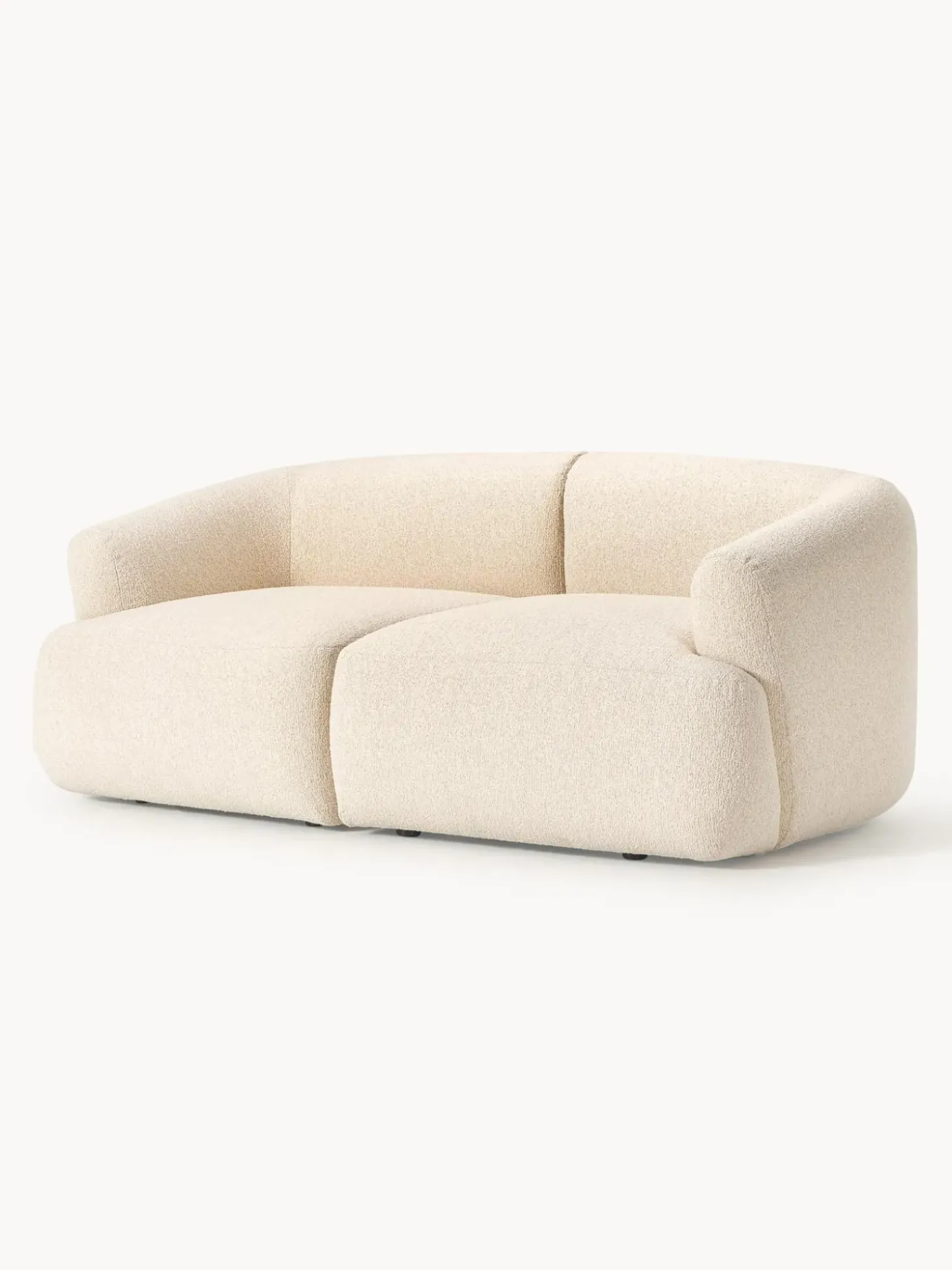 Sofa Modular En Tejido Boucle Sofia (2 Plazas)