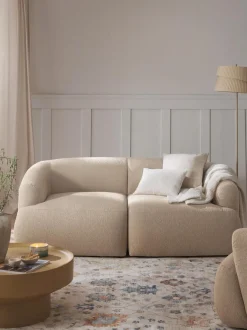 Sofa Modular En Tejido Boucle Sofia (2 Plazas)