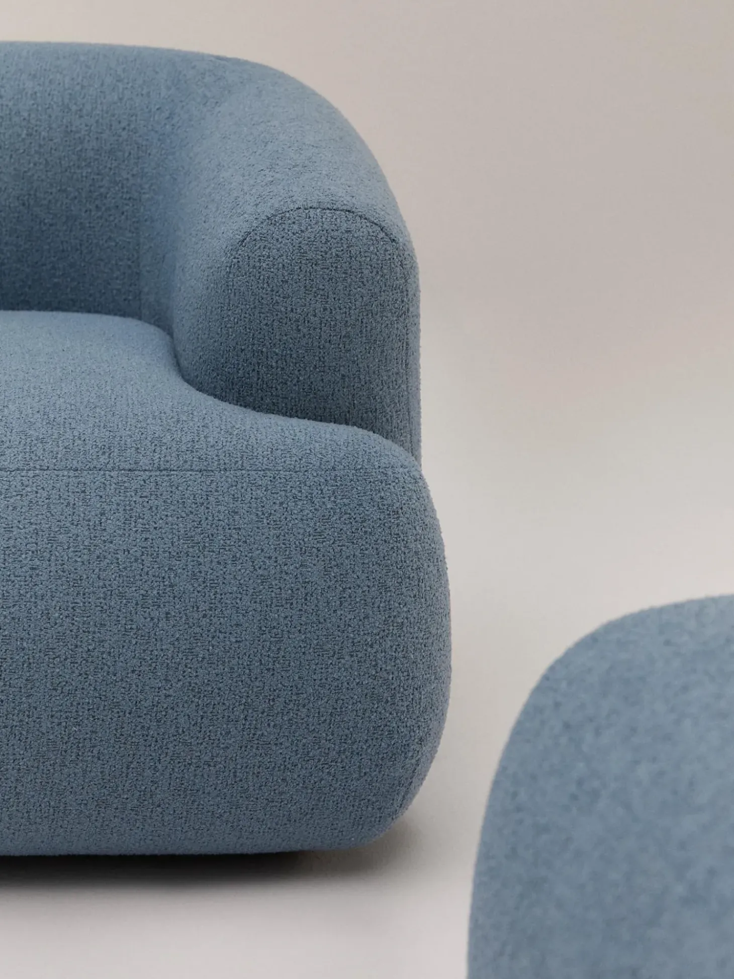 Sofa Modular En Tejido Boucle Sofia (2 Plazas)
