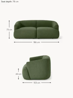 Sofa Modular En Tejido Boucle Sofia (2 Plazas)