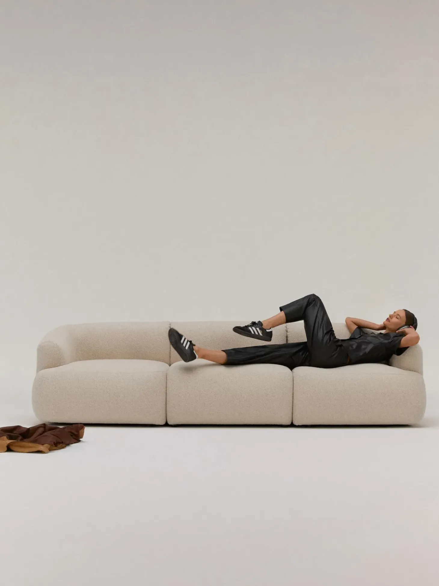 Sofa Modular En Tejido Boucle Sofia (3 Plazas)