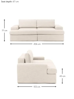 Sofa Modular Russell (3 Plazas), Desenfundable