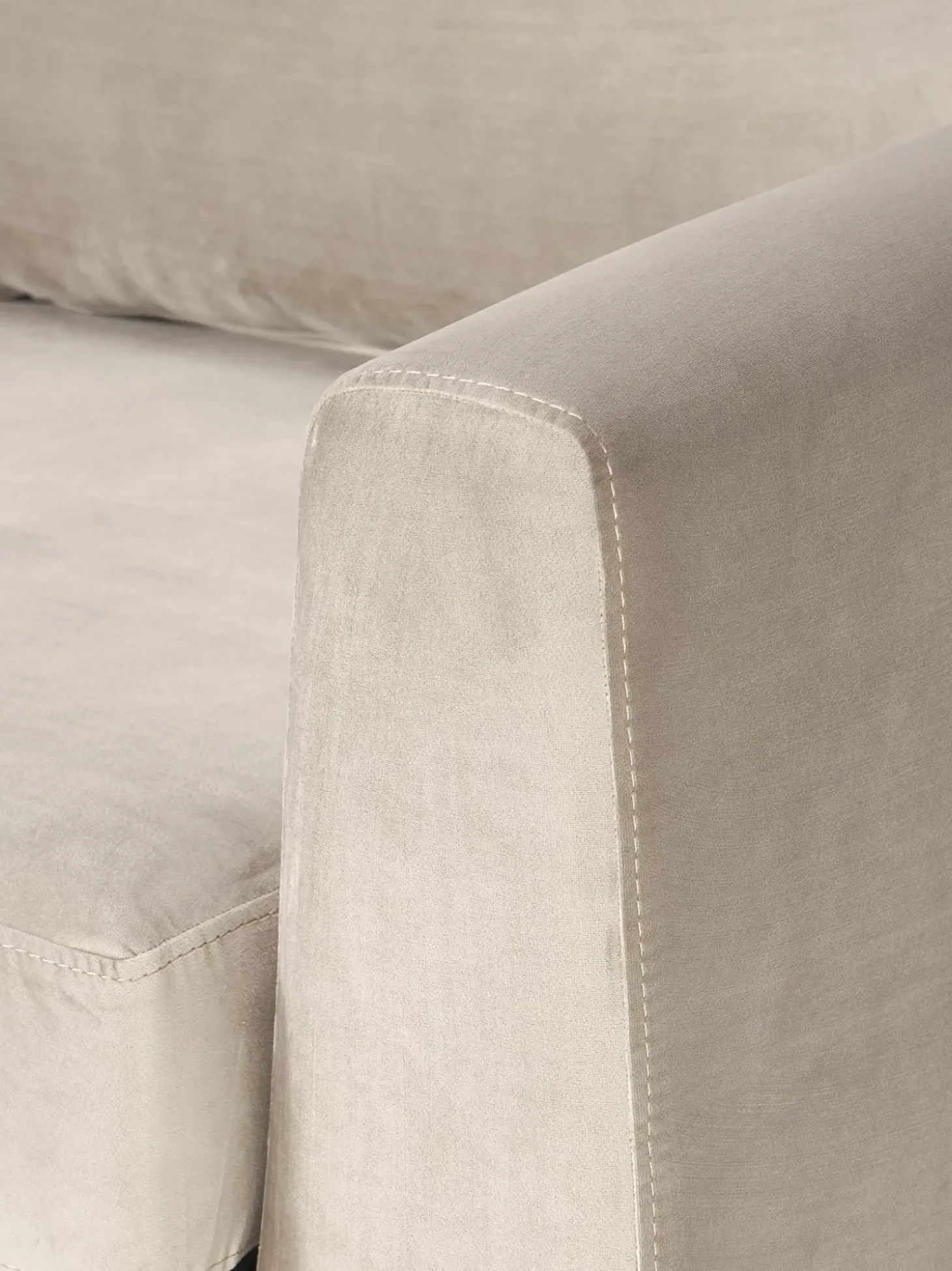 Sofa Rinconera Cama De Terciopelo Luna (3 Plazas), Con Colchon