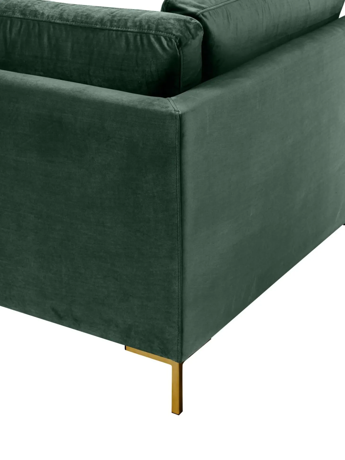 Sofa Rinconera Cama De Terciopelo Luna (3 Plazas), Con Colchon