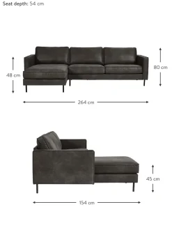 Sofa Rinconera De Cuero Reciclado Hunter