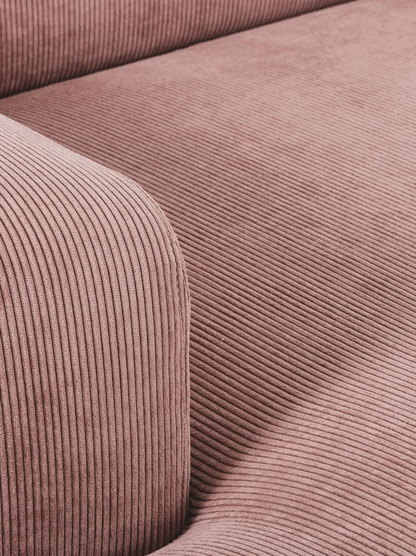 Sofa Rinconera De Pana Melva (3 Plazas)