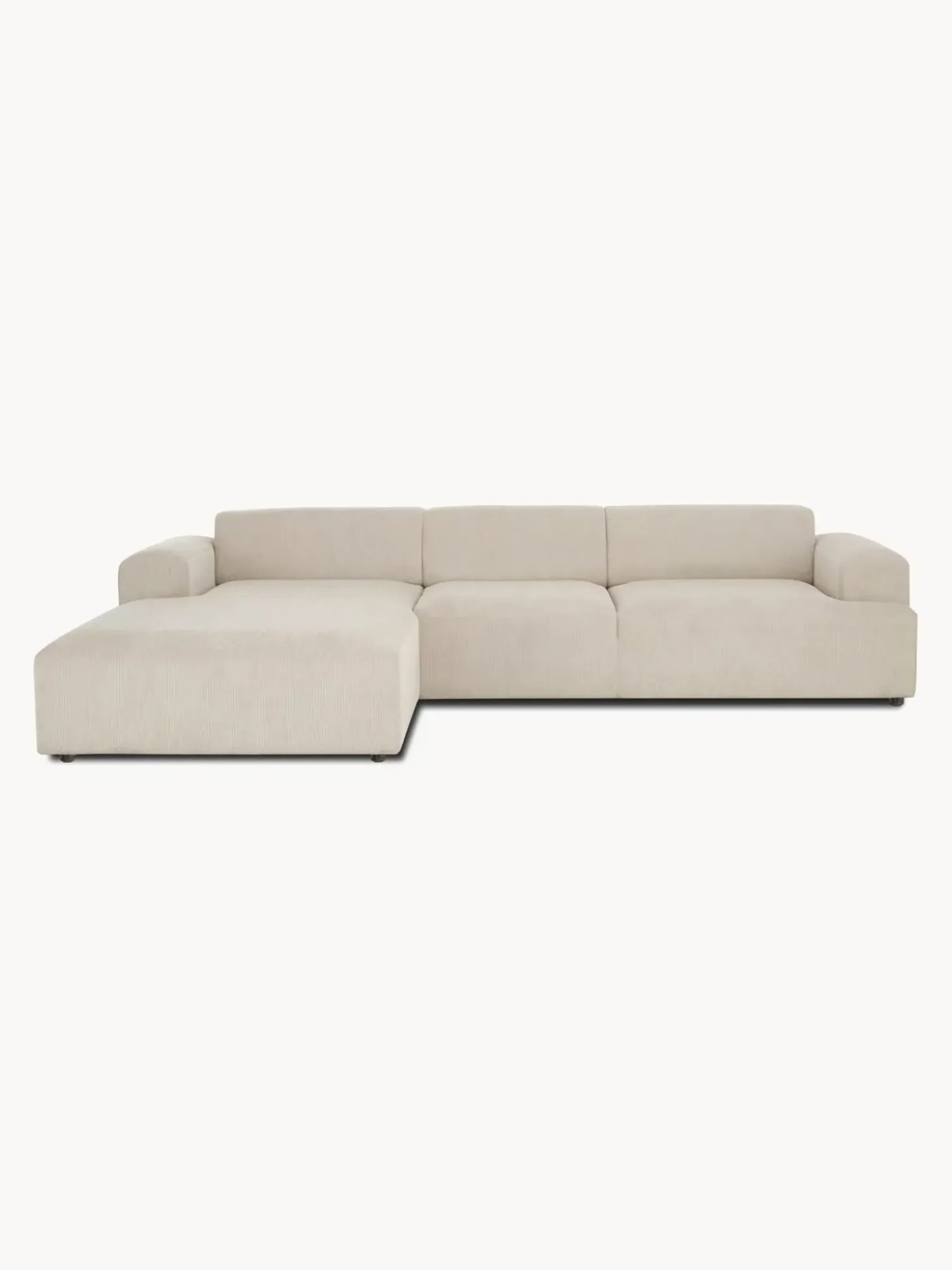Sofa Rinconera De Pana Melva (4 Plazas)