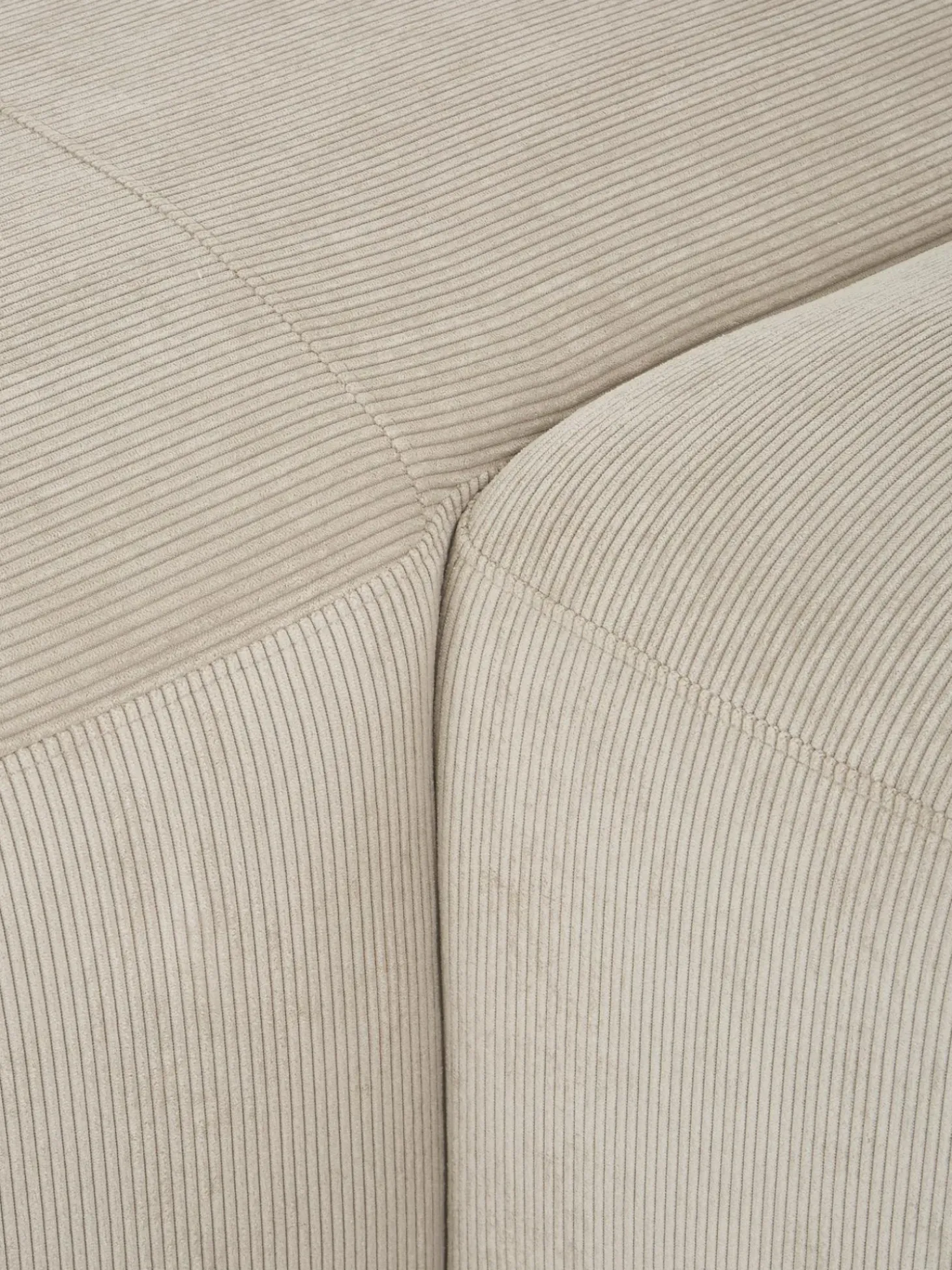 Sofa Rinconera De Pana Melva (4 Plazas)