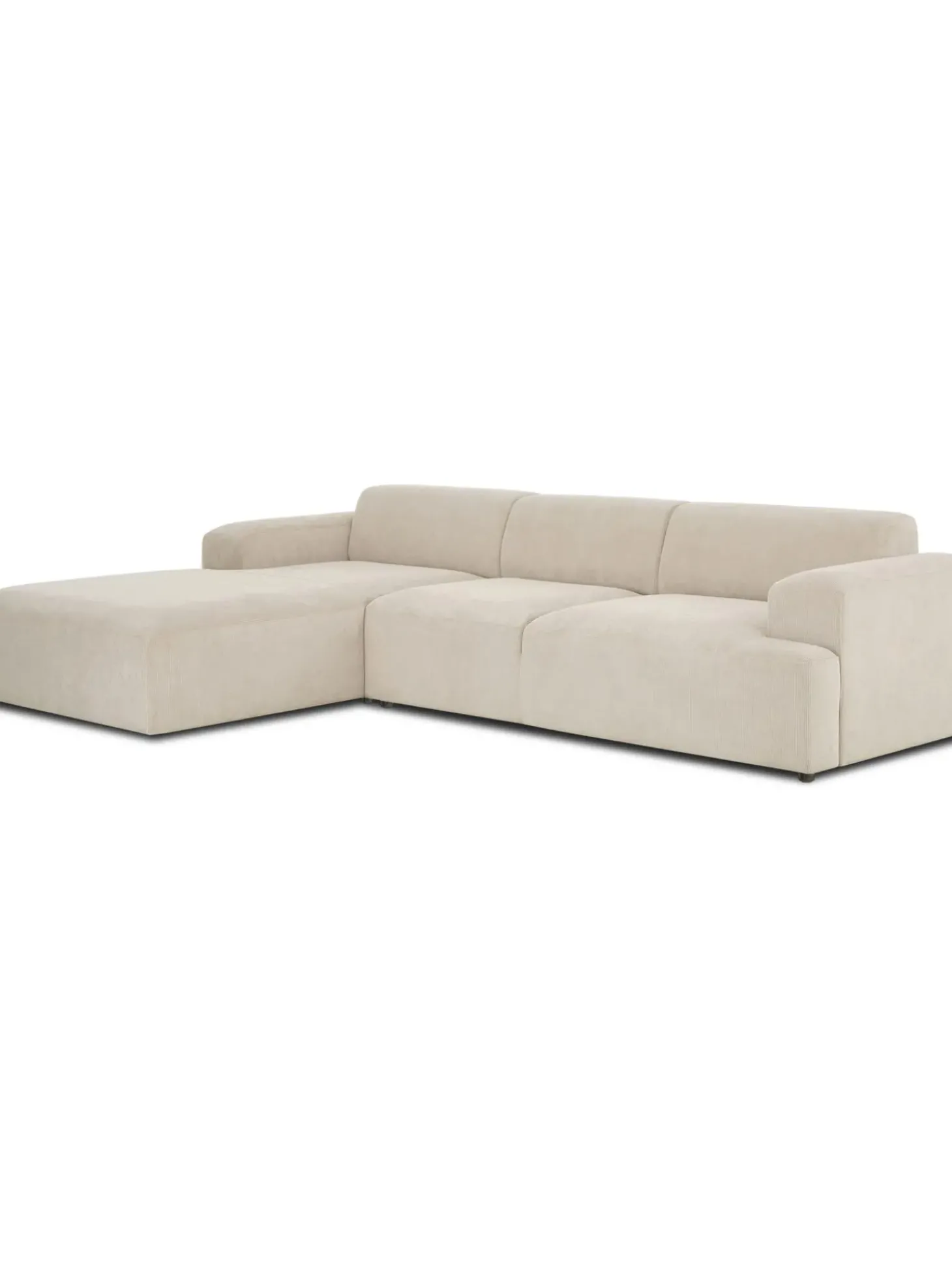 Sofa Rinconera De Pana Melva (4 Plazas)