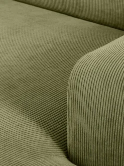 Sofa Rinconera De Pana Melva (3 Plazas)