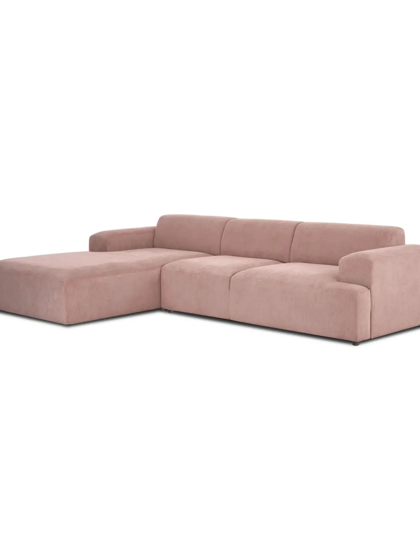 Sofa Rinconera De Pana Melva (4 Plazas)