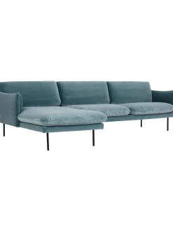 Sofa Rinconera De Terciopelo Moby