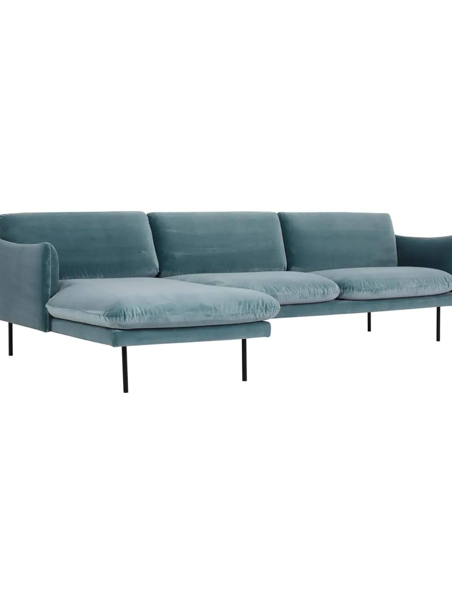 Sofa Rinconera De Terciopelo Moby