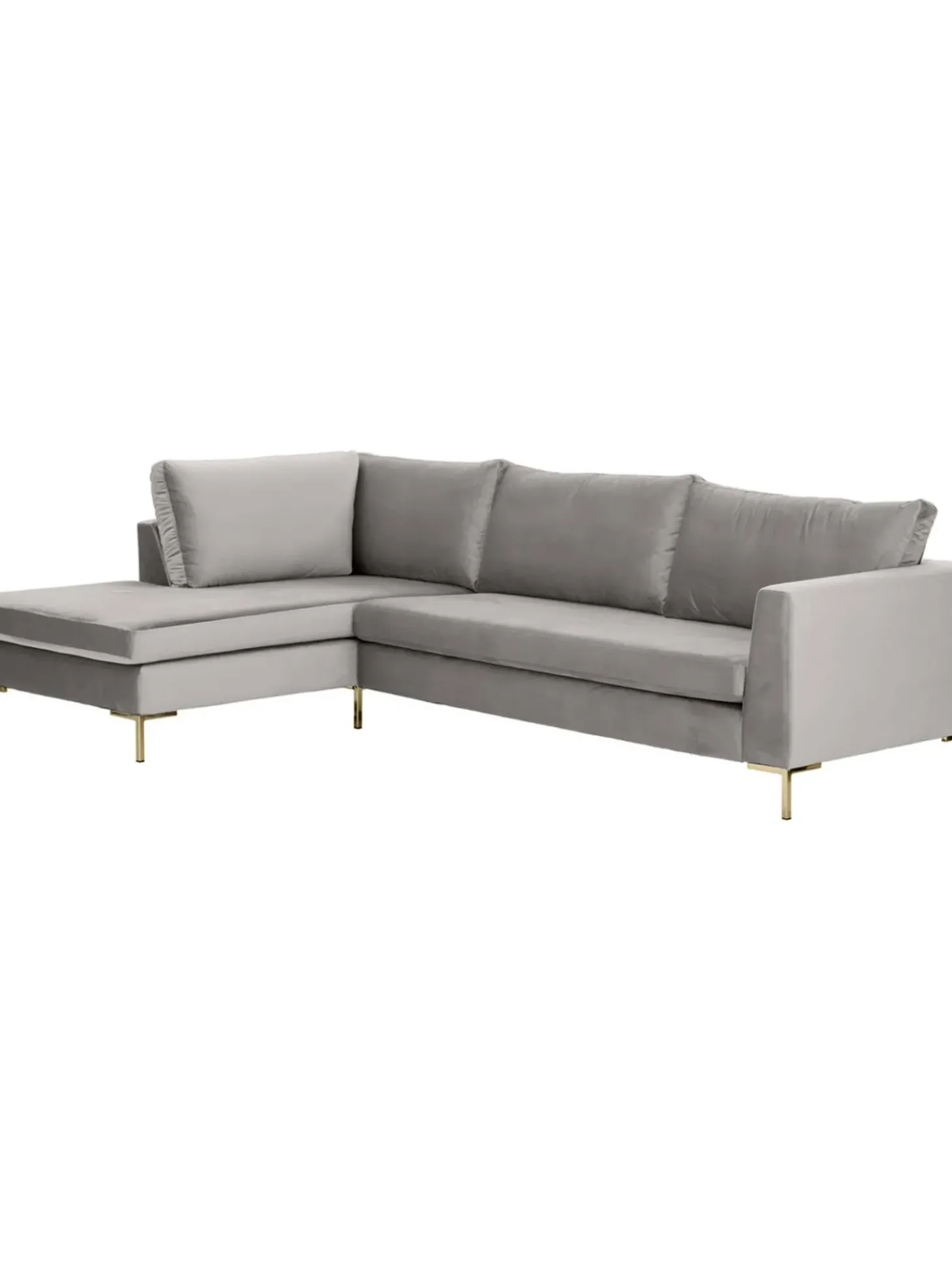 Sofa Rinconera De Terciopelo Luna