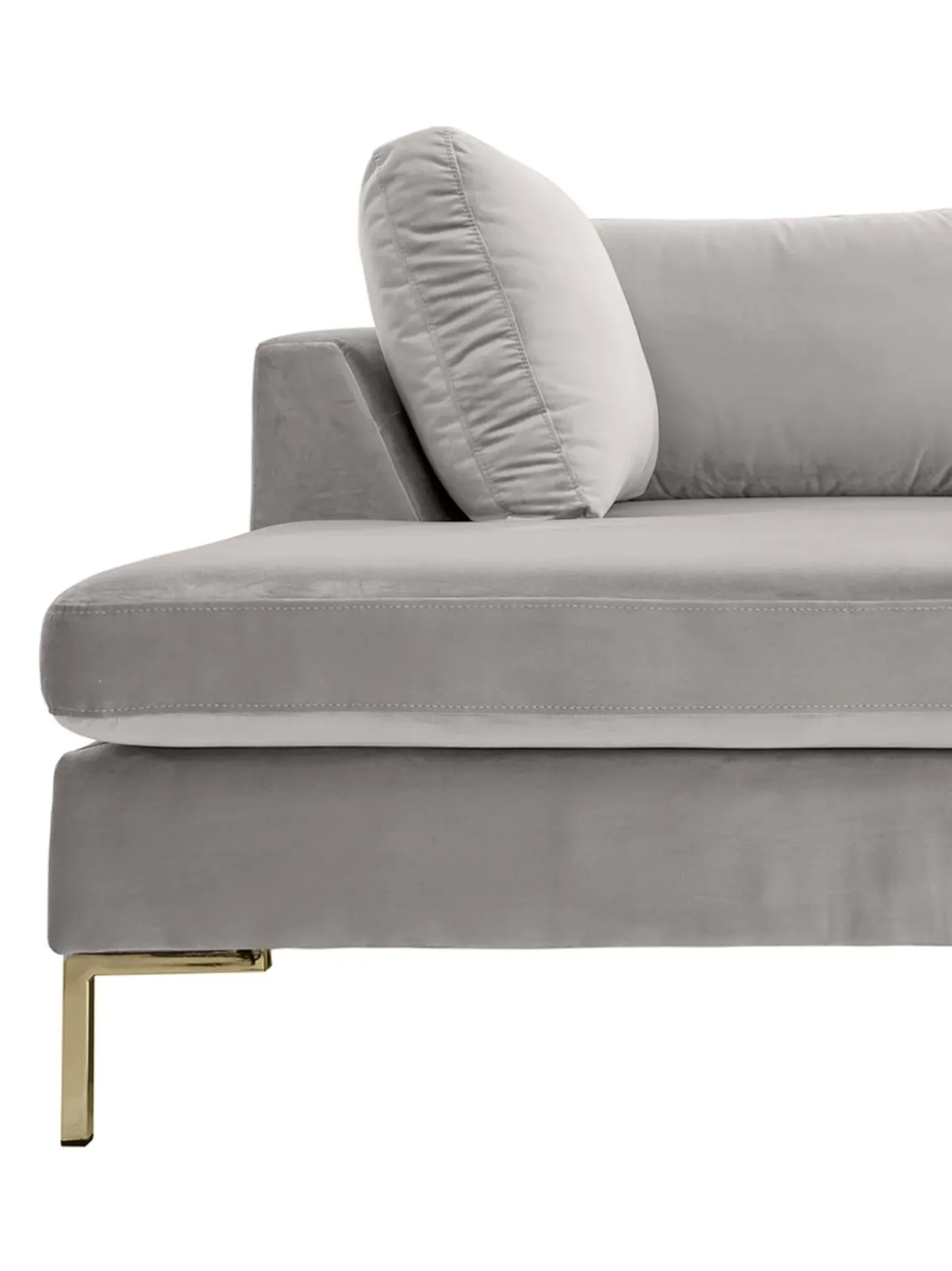 Sofa Rinconera De Terciopelo Luna