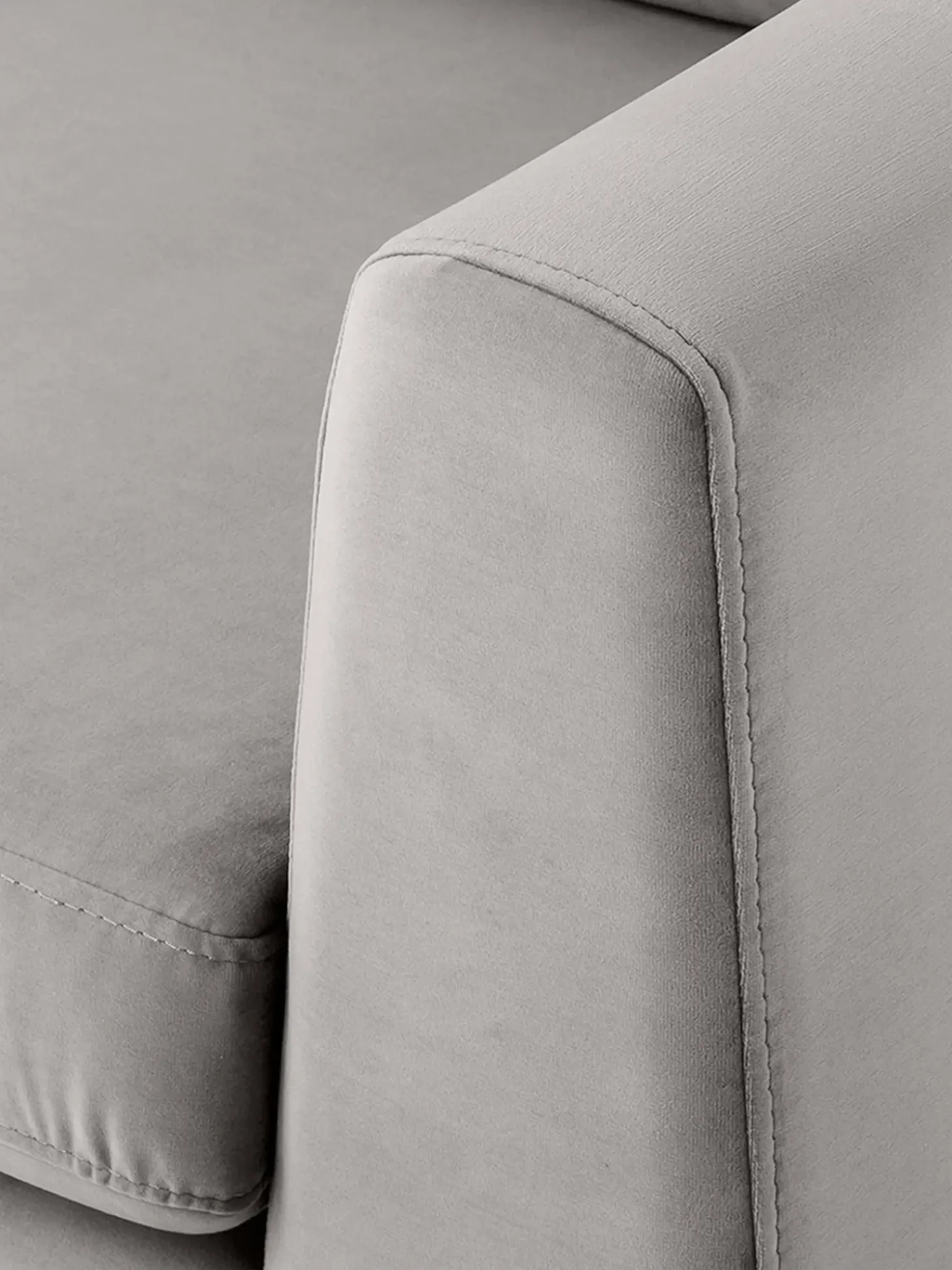 Sofa Rinconera De Terciopelo Luna