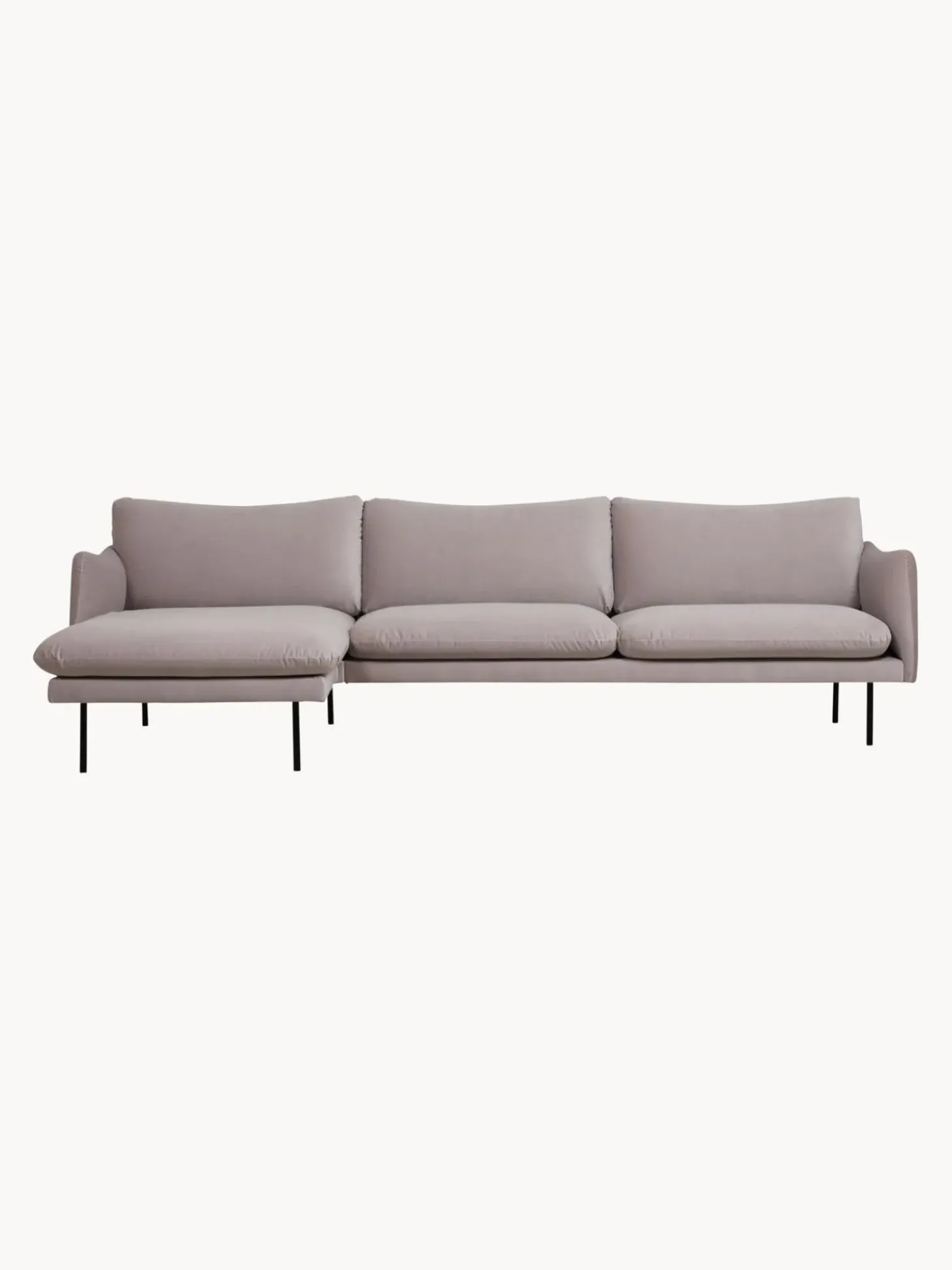 Sofa Rinconera De Terciopelo Fluente