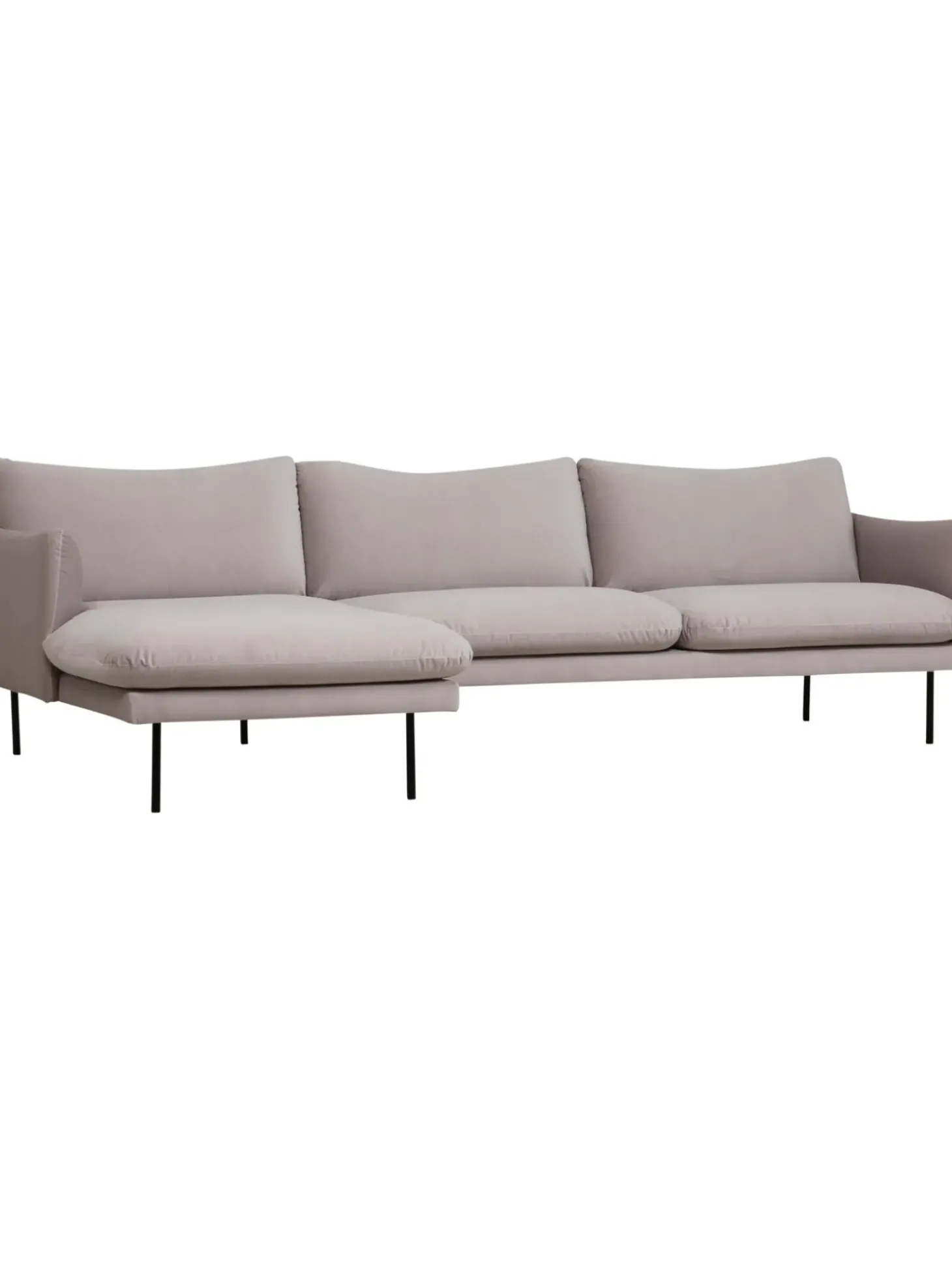 Sofa Rinconera De Terciopelo Fluente