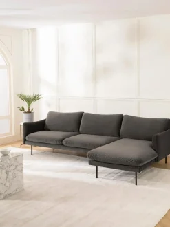 Sofa Rinconera De Terciopelo Moby