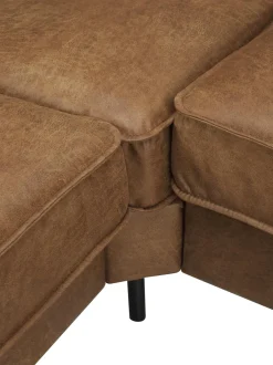 Sofa Rinconera Extra Grande De Cuero Reciclado Hunter
