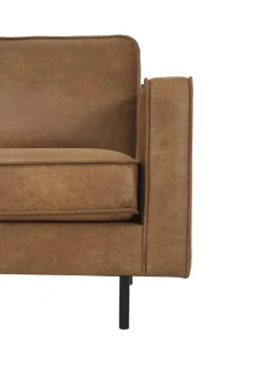 Sofa Rinconera Extra Grande De Cuero Reciclado Hunter
