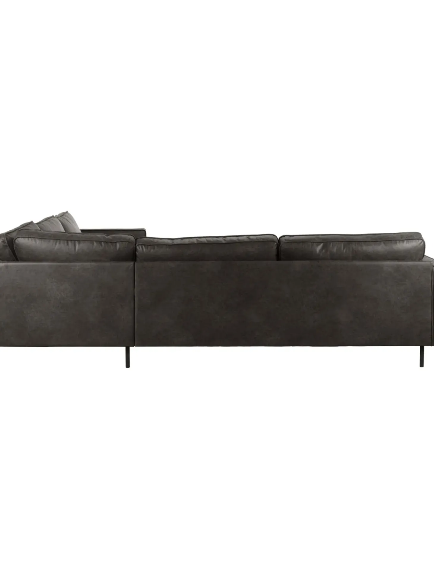 Sofa Rinconera Extra Grande De Cuero Reciclado Hunter