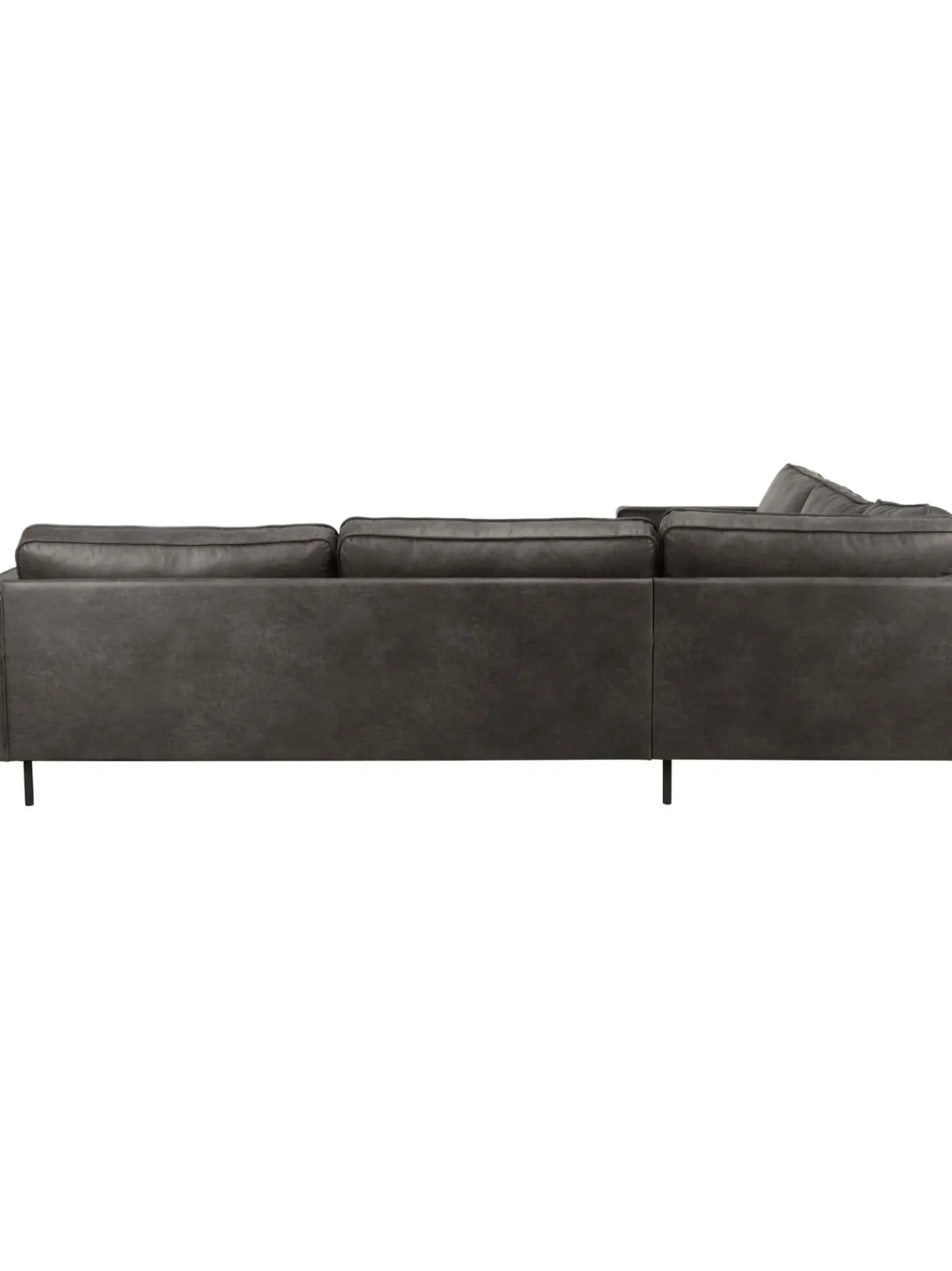 Sofa Rinconera Extra Grande De Cuero Reciclado Hunter