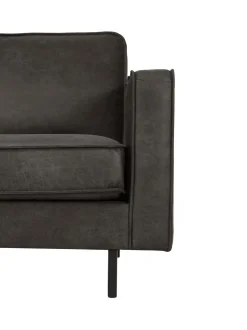 Sofa Rinconera Extra Grande De Cuero Reciclado Hunter