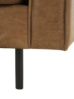 Sofa Rinconera Grande De Cuero Reciclado Hunter