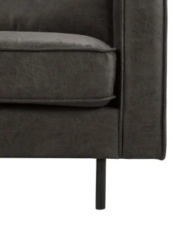 Sofa Rinconera Grande De Cuero Reciclado Hunter