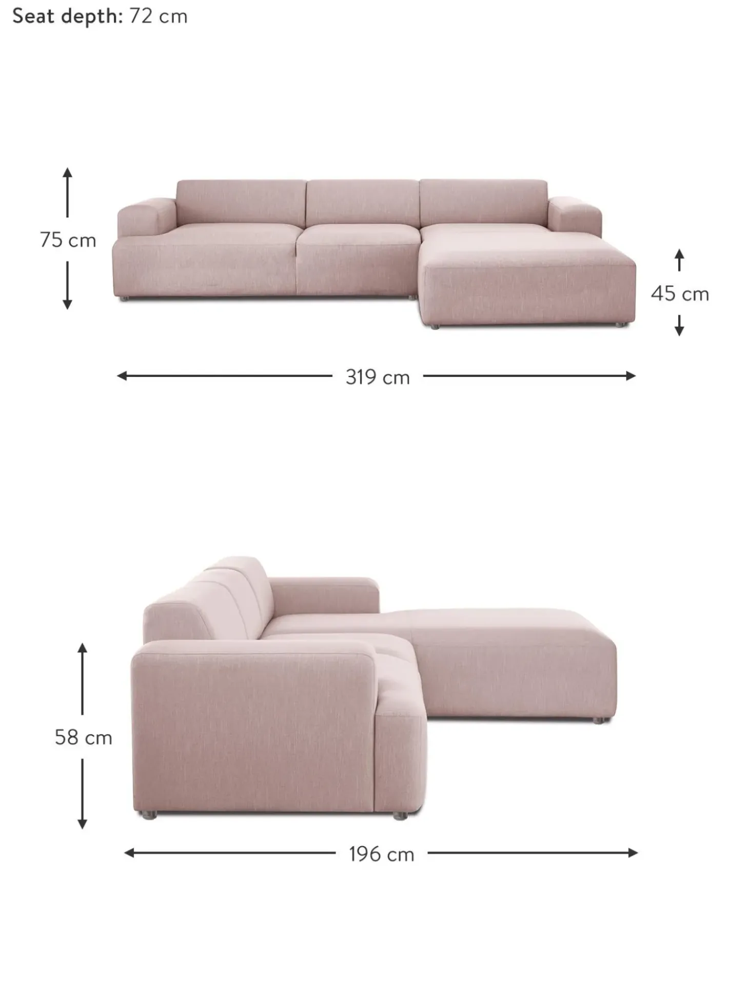 Sofa Rinconera Melva (4 Plazas)