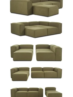 Sofa Rinconera Modular Con Reposapies Lennon (4 Plazas)