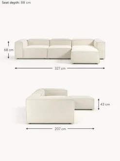 Sofa Rinconera Modular Con Reposapies Lennon (4 Plazas)