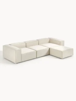 Sofa Rinconera Modular Con Reposapies Lennon (4 Plazas)