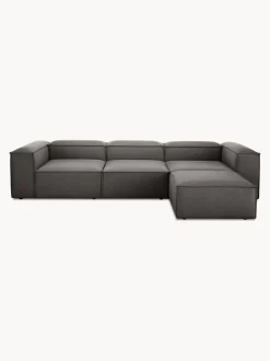 Sofa Rinconera Modular Con Reposapies Lennon (4 Plazas)