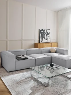 Sofa Rinconera Modular Con Reposapies Lennon (4 Plazas)