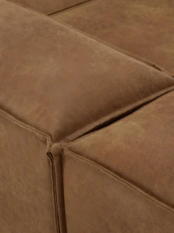 Sofa Rinconera Modular De Cuero Lennon (4 Plazas)