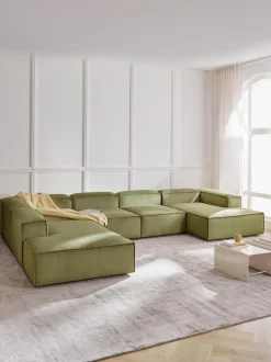 Sofa Rinconera Modular De Pana Lennon