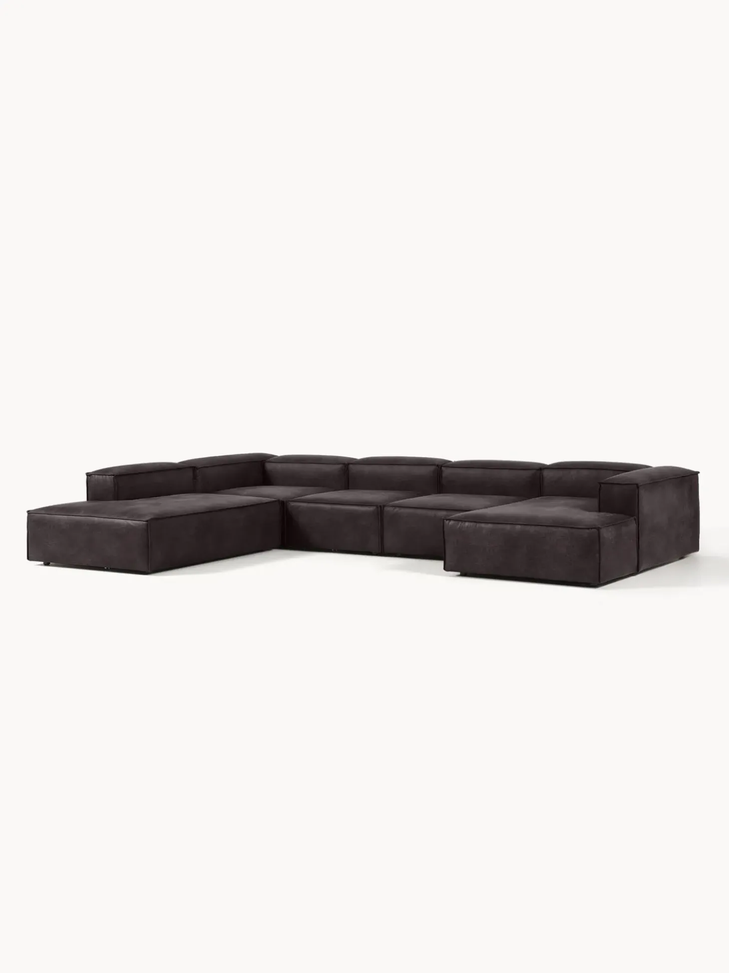 Sofa Rinconera Modular De Cuero Reciclado Lennon