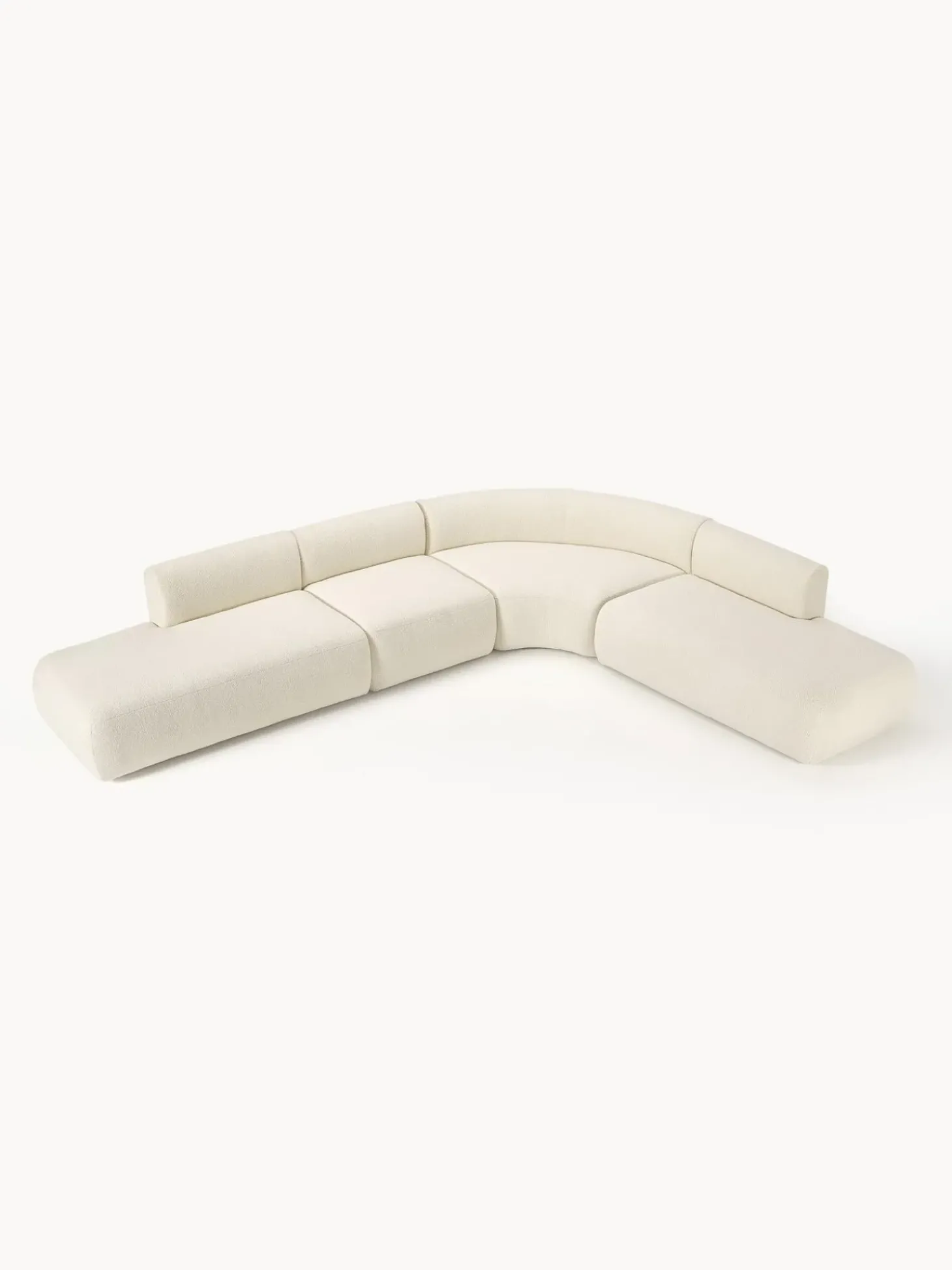 Sofa Rinconera Modular De Borreguillo Sofia (4 Plazas)
