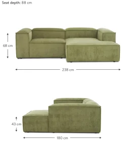 Sofa Rinconera Modular De Pana Lennon