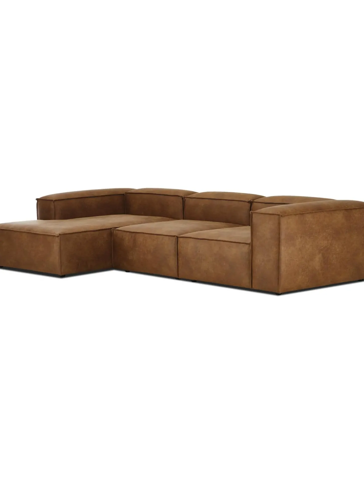 Sofa Rinconera Modular De Cuero Reciclado Lennon